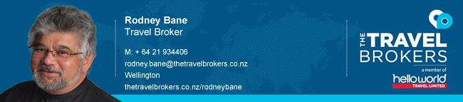 Travel Professional Rodney Bane - Wellington