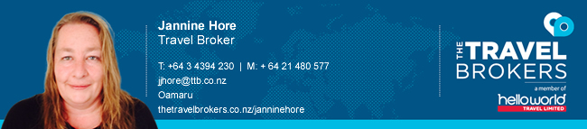 The Travel Brokers Travel Professional Jannine Hore - Oamaru